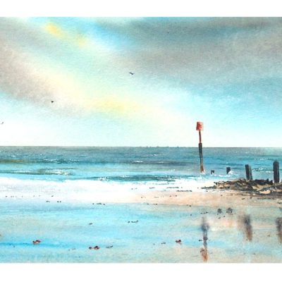 avon beach christchurch card